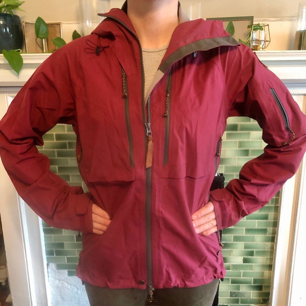 Fuchsia Fjallraven Waterproof Keb Eco-Shell Jacket
